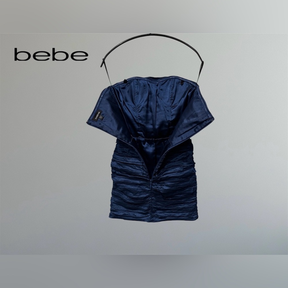 🛍️SALE🛍️ bebe Strapless Beaded Embellished Mini Dress - Picture 5 of 8